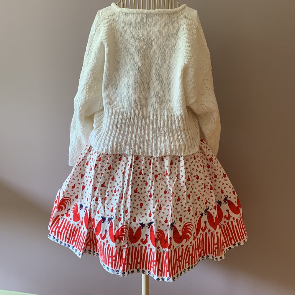 📍FINAL📍VTG Linen Knit Embroidery cardigan - Picture 8 of 16